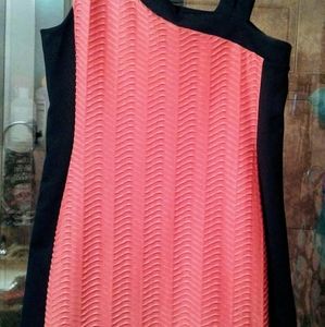 En Focus asymmetrical mini dress